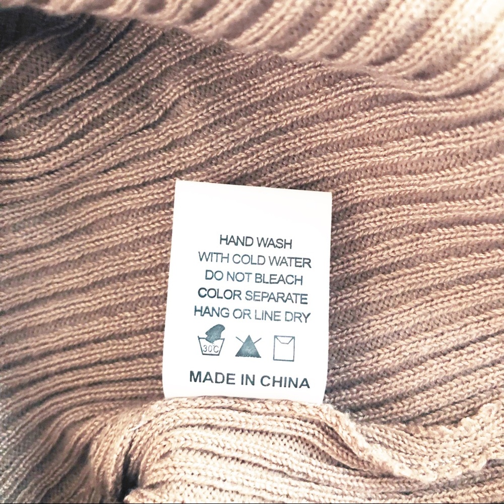 Dreamers By Debut Camel Ribbed Tank wCinched Front - Picture 5 of 6